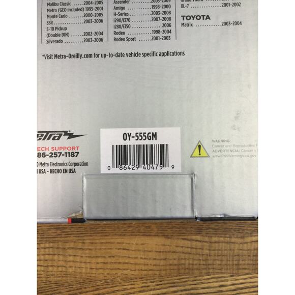 Metra Car Stereo Installation Dash Kit Fits GM Vehicles 1990-2012 | Easy Install - Picture 10 of 11